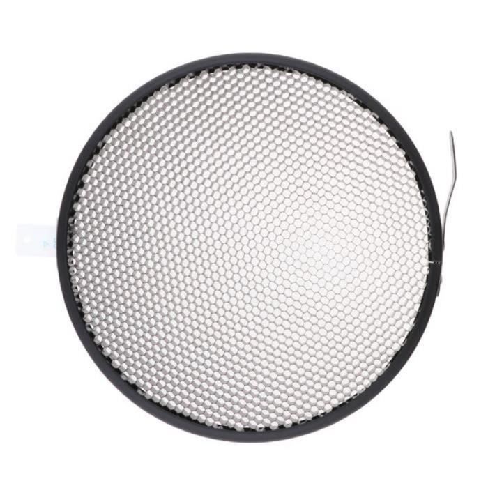 Snoot Avec Grille Nid D'abeille Pour Flash Bowens – Tube Faisceau + 5 Filtres Couleurs – Pour Studio, Contrôle Lumière