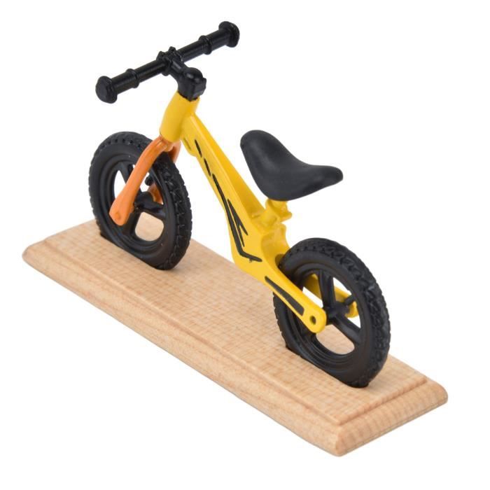 Zerodis Vélo Miniature pour Fille avec Panier - Simulation de vélo de  Montagne en Plastique - Jouet pour Enfants - Maison de Jeu - Décoration  pour