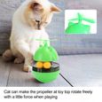Jouet pour animaux de compagnie Chat chaton plateau tournant jouet balle de nourriture à fuite réglable jouets interactifs | QUT-1