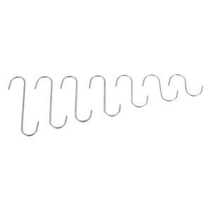 Crochet Inox Boucher Tige Tournante Modèle J - 260 X 11 X 10 Mm Pour Barre Plate - Crochet Rotatif Hygiénique Pro