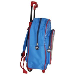 CONSIELI Sac à Dos à Roulettes Garçon Fille - Trolley Scolaire 6 Roues Imperméable Cartable Élémentaire