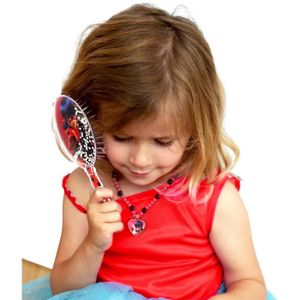 BIJOUX DÉGUISEMENT MIRACULOUS Brosse et Collier Pour Enfant - Rouge -