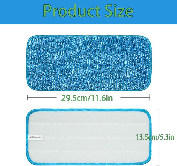 Gudotra Lot De 6 Lingettes Remplacement Microfibre Pour Black+Decker Steam Mop