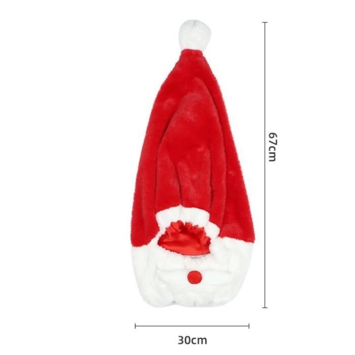 Housse Casque Peluche Dessin Animé Protection Universelle Housse De Casque En Peluche Fun - Protection Anti-rayures Pour Moto Et Vélo - Cadeau Original Housse Casque Pere Noel