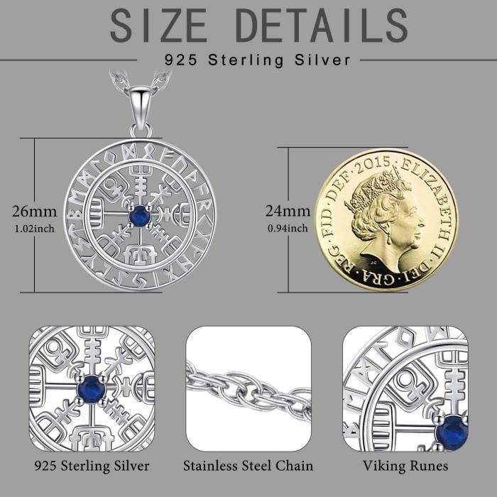 Pendentif Maçonnique En Argent Sterling - Motif équerre, Compas Et Plomb - Neuf Avec Emballage