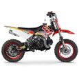 Moto cross enfant 60cc kayo 4 temps -  - sans montage et mise en routesans montage et mise en routeNoir/Rouge- Noir/Rouge-2