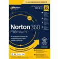 NORTON 360 Premium 75 Go FR 1 Utilisateur 10 Appareils - 12 Mo STD RET ENR MM-2