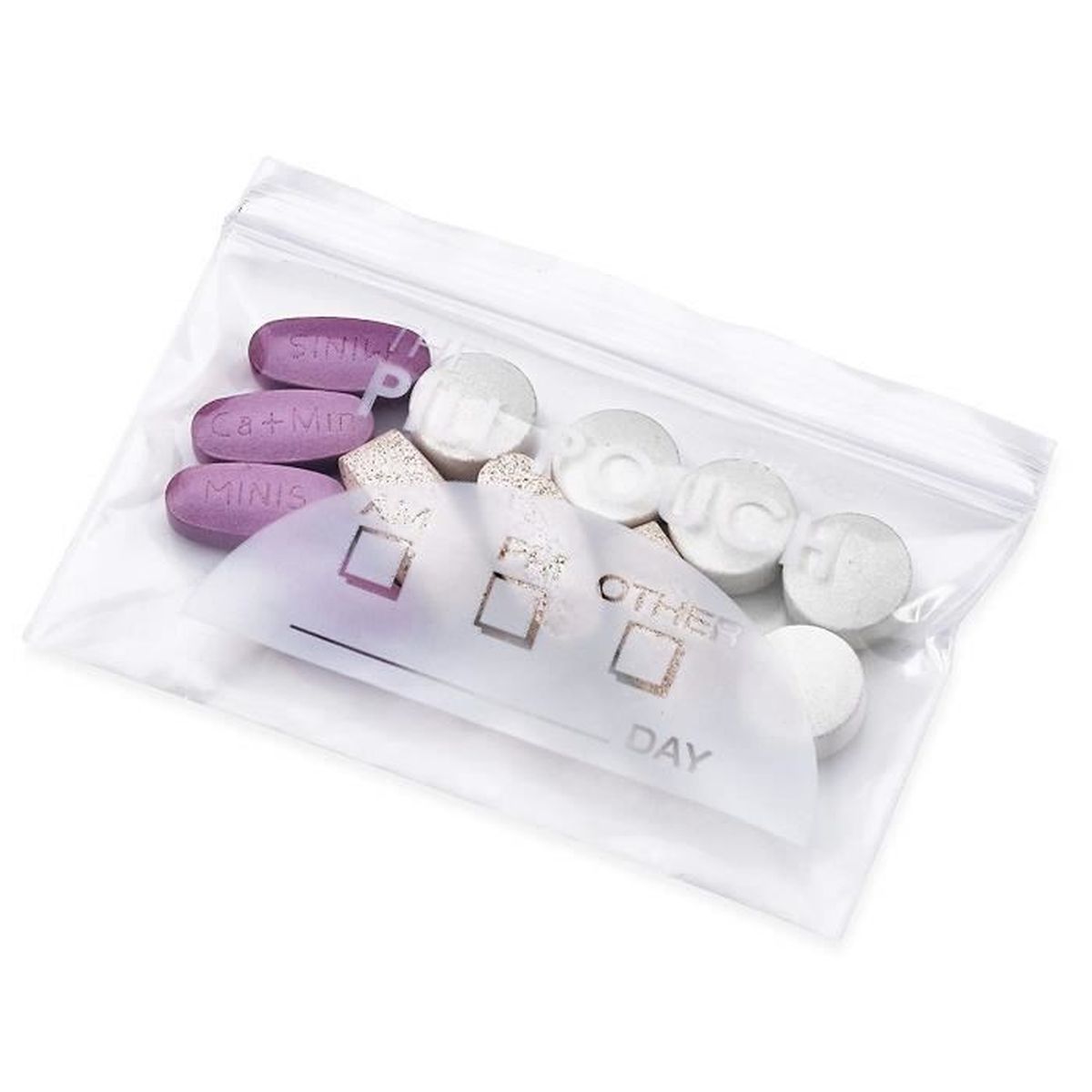 Pilule Sac Pochette Pilule Plastique Reutilisable Sacs D