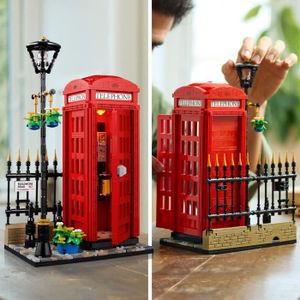 Lot De 3 Miniatures Cabine Téléphonique Britannique Vintage Londres - Porte-clés Ou Déco