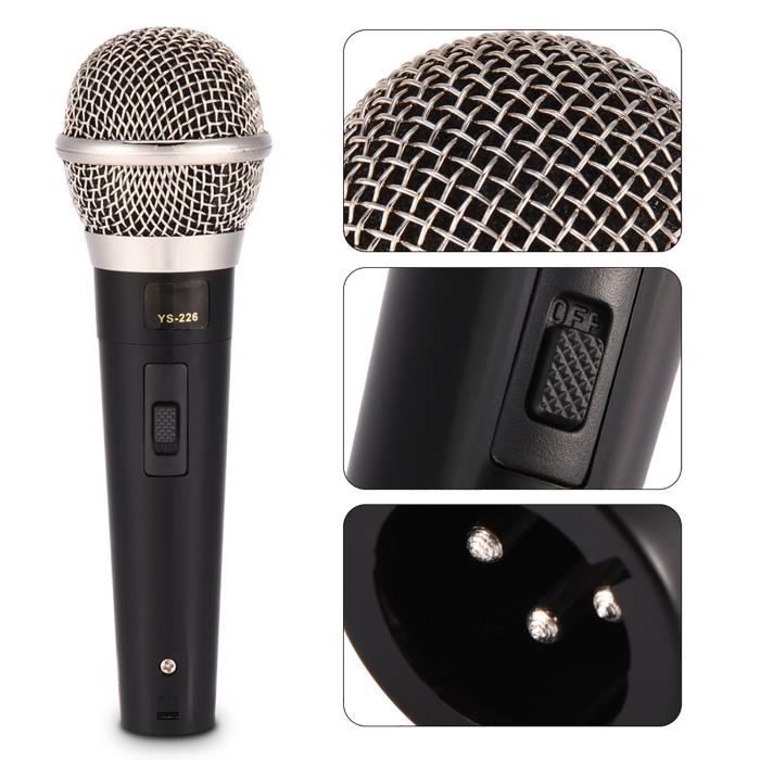 X-duomic E835 Microphone Professionnel Filaire Pour Chanteur De
