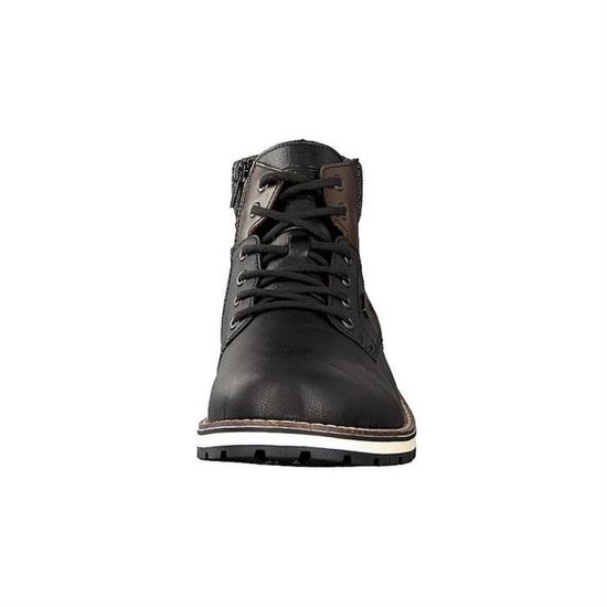 Bottes D’Hiver Homme Rieker – Imperméables, Doublure Laine, Semelle Amovible, Fermeture Éclair + Lacets - 6