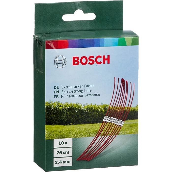 Fil De Débroussailleuse Bosch 37 Cm X 3,5 Mm - Pour Modèles AFS 23-37 (lot Avec Tête Et Capuchon)