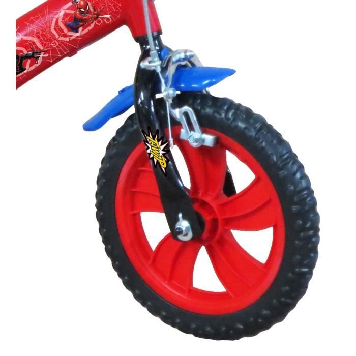 Vélo Enfant 16'' Avengers/Marvel - Cadre Acier, Freins, Stabilisateurs, Garde-boue, éclairage, Pour 5-8 Ans Environ