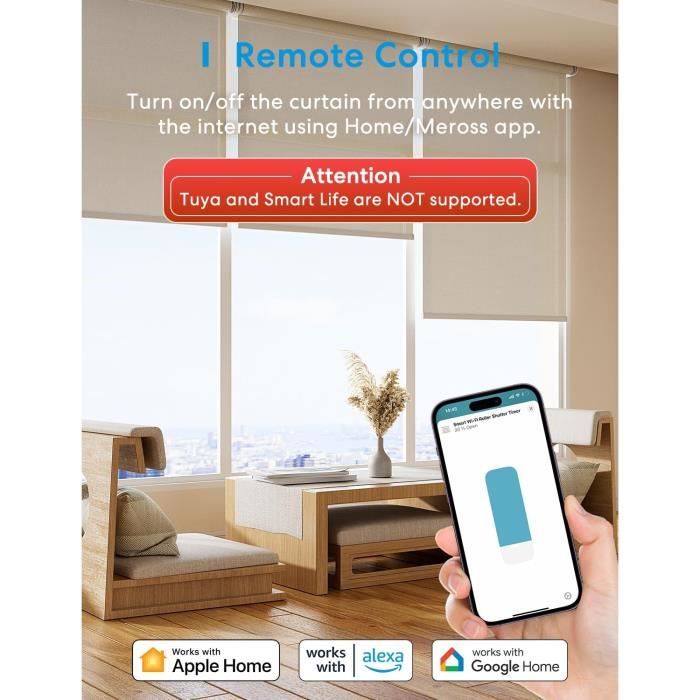 Interrupteur Volet Roulant Meross Compatible avec HomeKit,Alexa et — free download