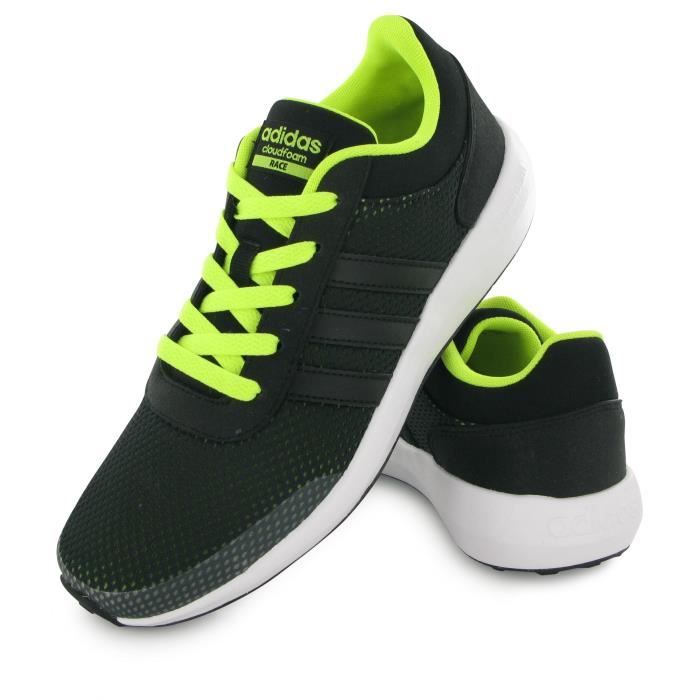Adidas neo Jaune enfant 2025
