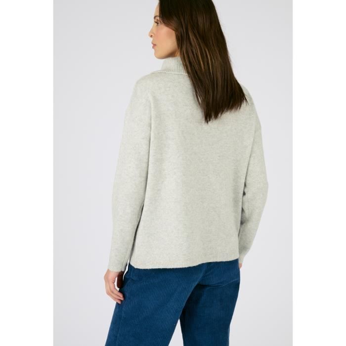 Pull col outlet polo femme damart