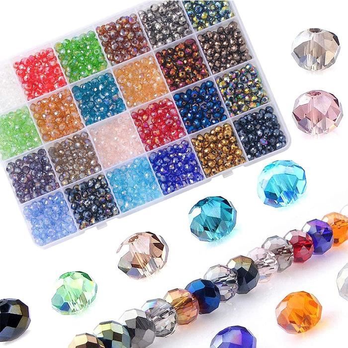 Lot De 180 Perles à Facettes En Cristal Pour Lustre - Rénovation Et Décoration (Occasion)