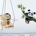 1PC auto-adhésif Panda dessin animé papier peint sticker mural autocollant pour bureau maison chambre d'enfant   PORTE MONNAIE-3