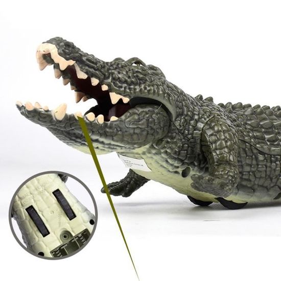 Crocodile électrique Jouet modèle Animaux simulational Rampant Alligator  Marche avec lumière et Effets sonores Drôle Jouet pou@M2061 - Cdiscount  Jeux - Jouets