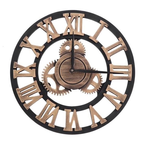 Belle Handmade rustique en bois horloges photos Personnalisé Peint à La Main Cadeau Art