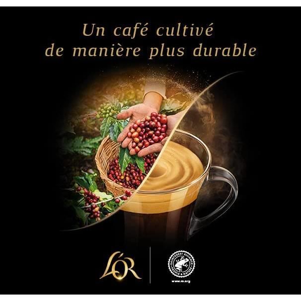 Café capsules ristretto intensité 11 compatibles Nespresso L'OR