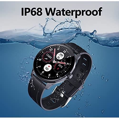 Montre Connectée Homme, IP68 Waterproof Smartwatch Femme, 1.3 Montre Sport  Podometre avec Cadiofréquencemètre Moniteur de Sommeil - Cdiscount  Téléphonie