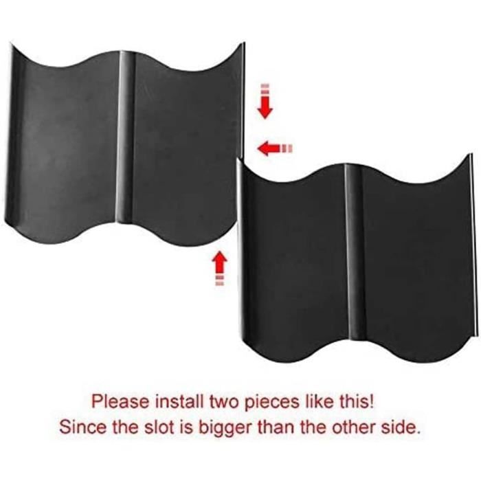 Lot De 4 Bordures Décoratives Pour Clôture De Jardin[899