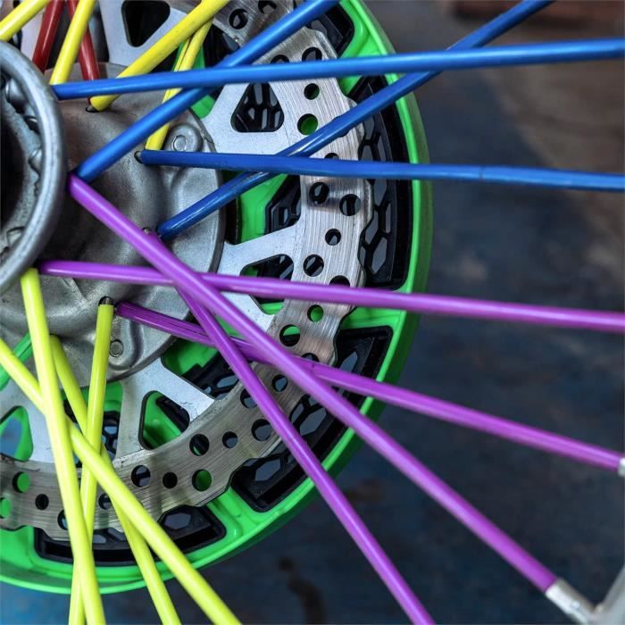 Lot De 50 Rayons En Cuivre Multicolore Pour Roue De Vélo - 14G 2mm
