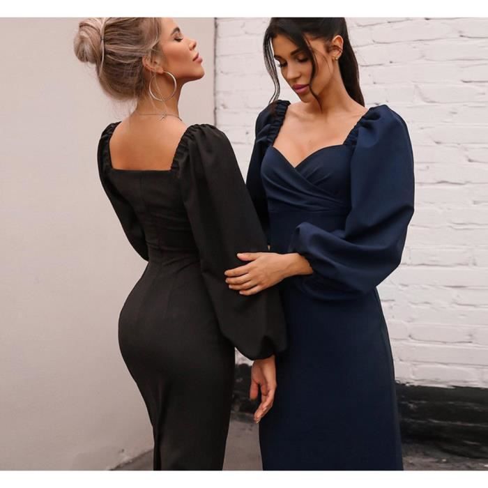 Robe de soiree portefeuille longue top