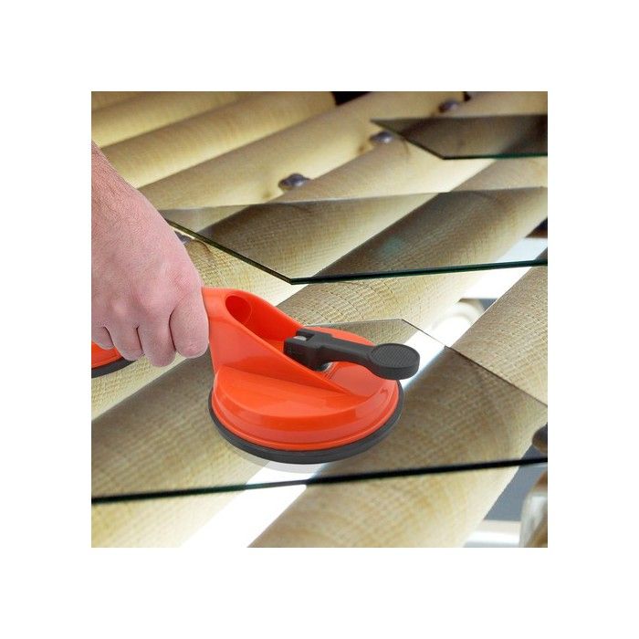 Vibreur à Carrelage 2 En 1 Sans Fil Makita 18V - Ventouse 250 Kg + Vibration - 6 Vitesses - Niveau à Bulle - Pour Pros Et Bricoleurs