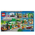 LEGO® City 60347 L’Épicerie, Boutique, Chariot Élévateur et Plaques de Route pour Enfants-5