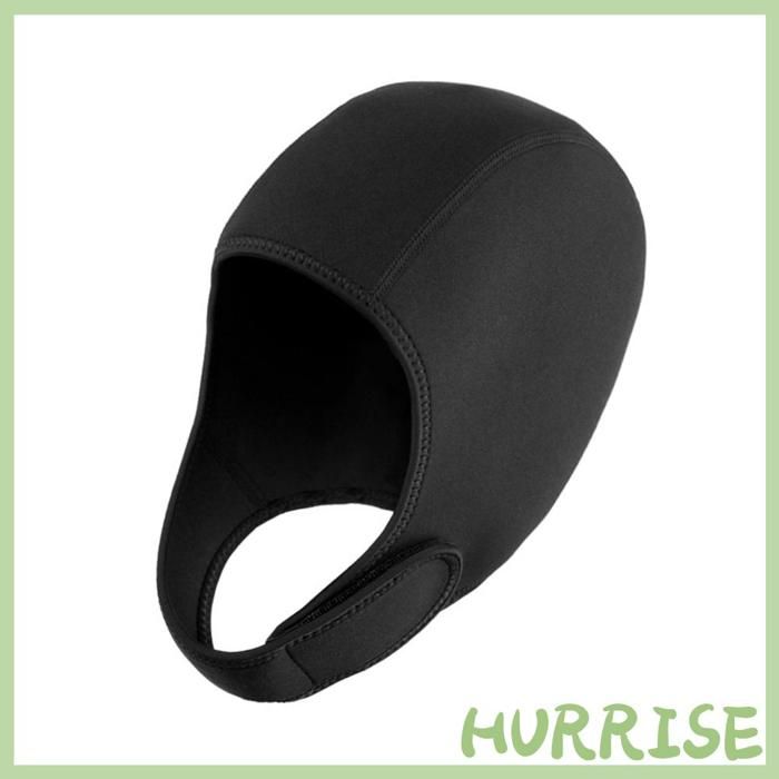Cagoule Néoprène 2mm Rockible - Bonnet Plongée Étanche Homme Femme | Surf, Apnée, Voile | Protection Thermorégulée