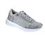 basket blanche et argent femme