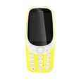 Téléphone portable Nokia 3310 Jaune - GSM - Ecran 2.4' QVGA - Photo 2Mp avec Flash LED - Bluetooth-0