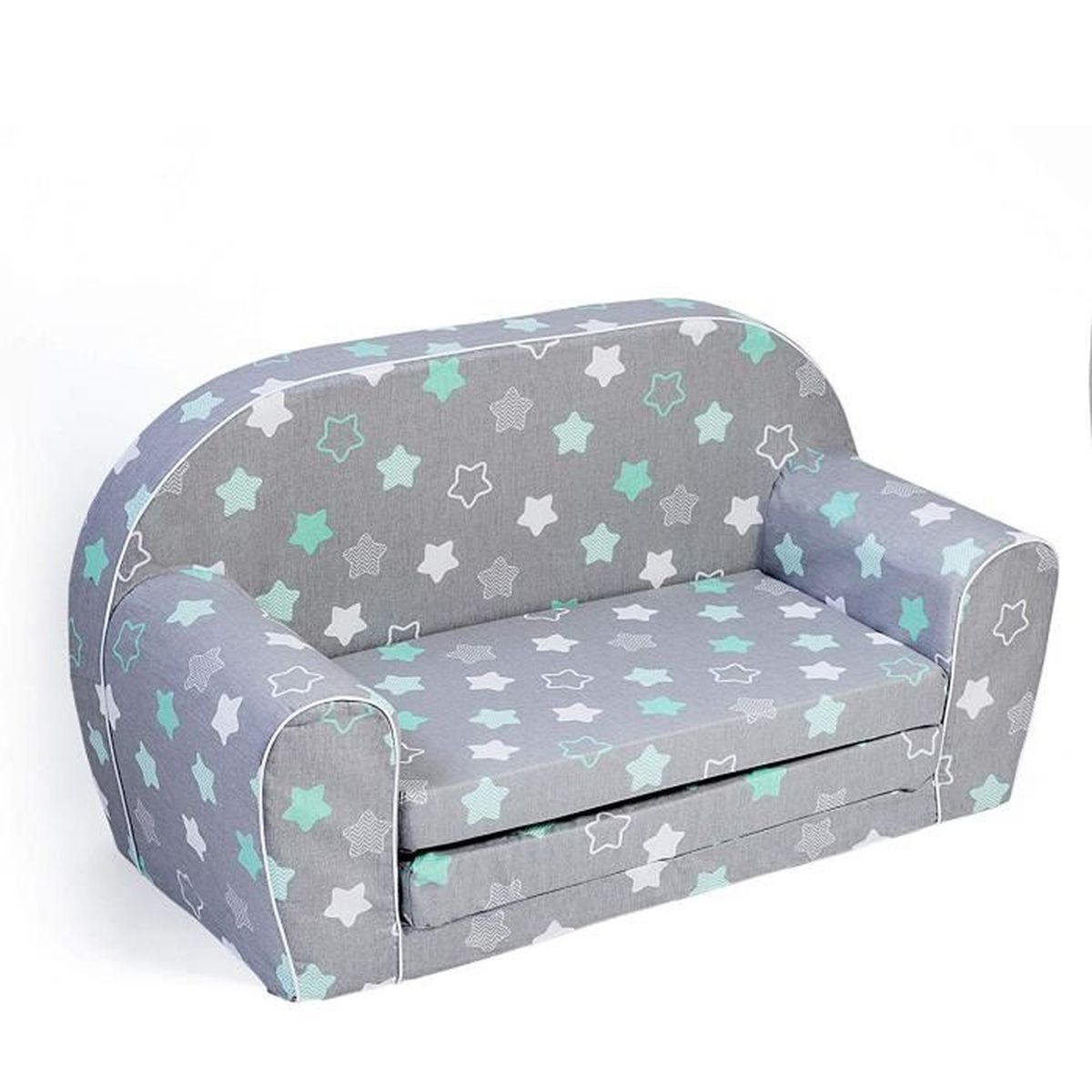 Musehouse Canape Enfants Sofa Light Enfants Enfant Dans Le Fond Pliable Canape 2 En 1 Et Lit Cdiscount Puericulture Eveil Bebe