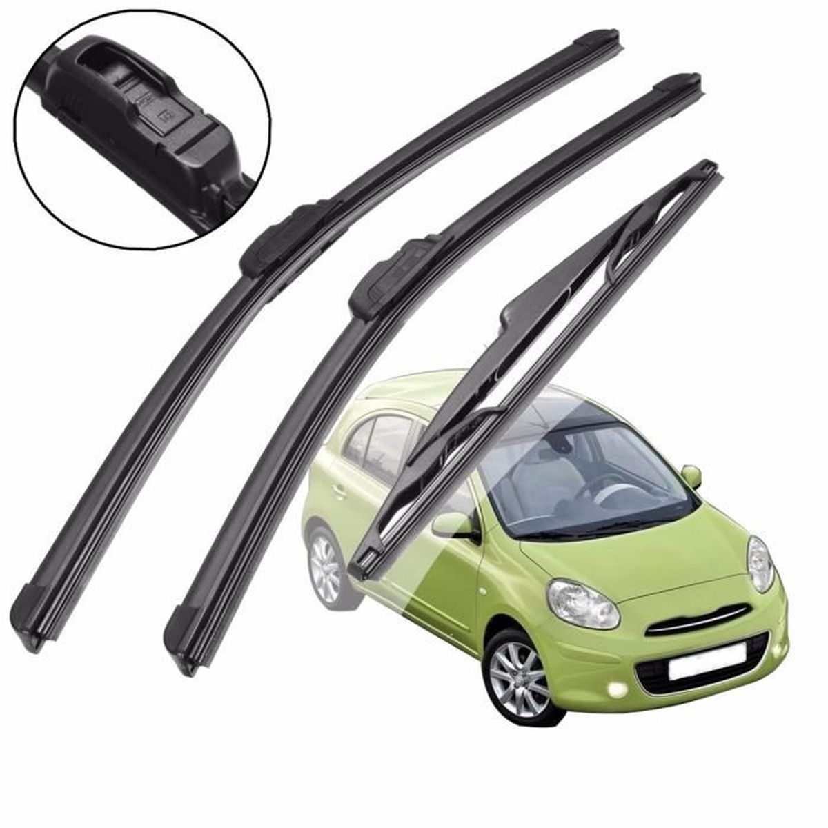 Bras D’essuie-glace Arrière Compatible Nissan - Pour Micra 2010-2016, Longueur 39 Cm (avec Balai 36 Cm) - 6