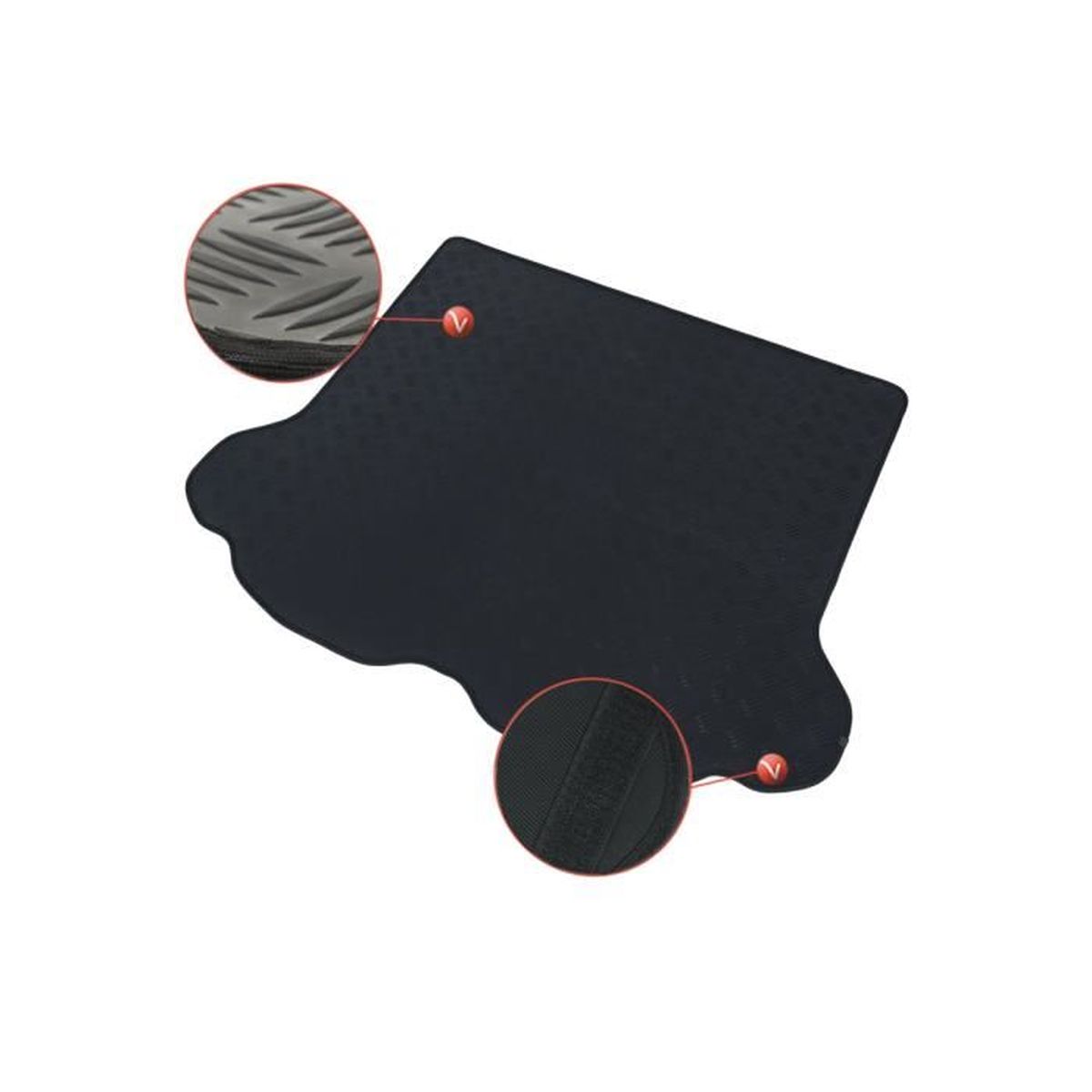 Tapis De Coffre Volvo XC60 2018-2025 Sur Mesure 3D TPE - Protection Anti-Dérapante Originale Recharge Hybrid
