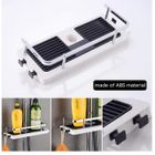 BRAND Support de rangement de salle de bain pour le Shampooing, perçage sans, support de rangement de barre de douche de levage de salle