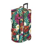 DAVID JONES Sac de voyage avec roulettes 120L grand volume 76cm - Fleurs - BA60391L