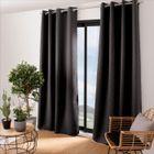 EMINZA Rideau occultant (140 x H240 cm) Design Noir