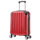 RAYKONG Valise cabine 55x40x20cm (44L) Polycarbonate - Capacité Maximale - serrure integrée - 20 Pouces - (RK04|Rouge)