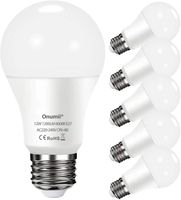 Ampoule LED E27 12W équivalent à une ampoule de 100W, 1400LM blanc froid 6000K, grand culot à vis A60 E27, 220-240V-paquet de 6-MCJ