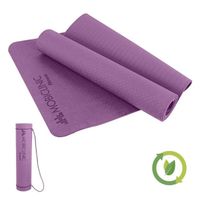 Tapis de Yoga avec Sangle de Transport Mobiclinic 6mm d'épaisseur Antidérapant Écologique Imperméable Fitness Sport Lavable