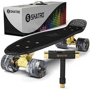 SKATEBOARD - LONGBOARD Skatro - Mini Cruiser Skateboard 22x6inch Retro St