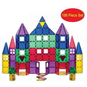 PARTITION Playmags 3D Magnetic Blocks for Kids - Set of 100 