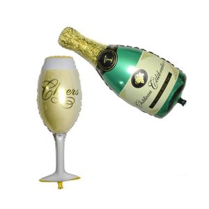 Napravi Rs Ballon Champagne Bouteille Aluminium Geant Gonflable 4 Pcs Pour Partie Anniversaire Party Multicolore Decoratif Maison Bouteille De Vin Decorations Decorations Et Accessoires De Fetes