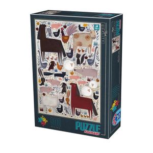 PUZZLE Puzzle Animaux de la Ferme - Dtoys - 500 pièces - 