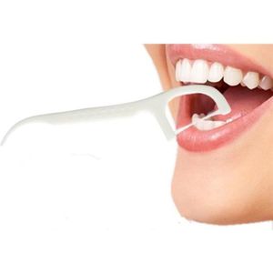 FIL DENTAIRE 75 Bâtonnets Fil Dentaire cure-dent 2-en-1 soins en plastique