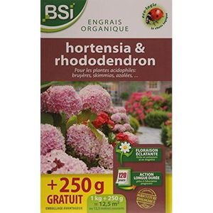 ENGRAIS BSI Engrais pour Bio Hortensia/Rhododendron 12,5 m