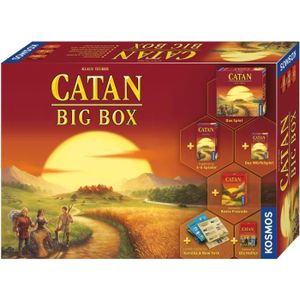 JEU SOCIÉTÉ - PLATEAU Catan - Big Box 2019: 3 - 6 Joueur - Version Allem